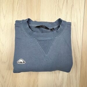 Radmor Long Sleeve Pullover Crewneck Sweater Mens Size Small Light Blue